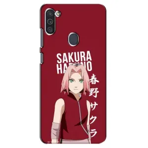 Чехлы Персонажи Аниме Наруто для Samsung Galaxy M11 (AlphaPrint) (Аниме Сакура)