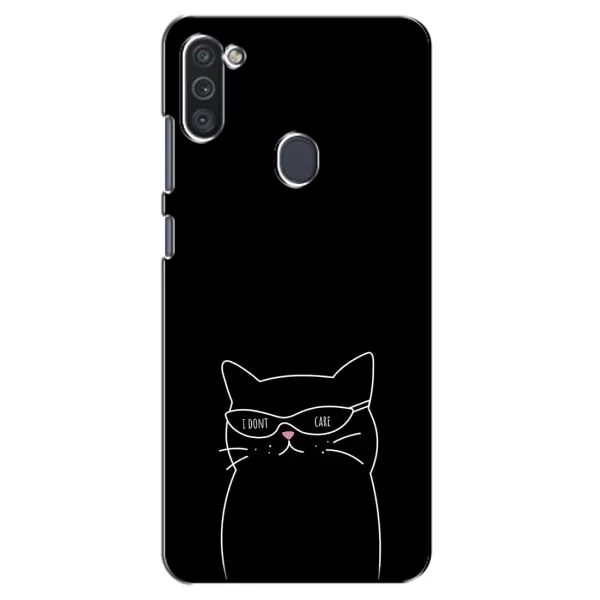 Чехол с принтом «Равнодушный кот» для Samsung Galaxy M11 Чехол с принтом «Равнодушный кот» для Samsung Galaxy M11