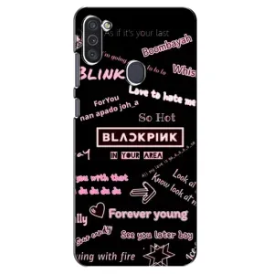 Чехол с музыкальной группой для Samsung Galaxy M11 (BLACKPINK)