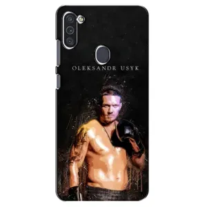 Чехол с картинкой Александр Усик для Samsung Galaxy M11 (Боксер Александр Усик)