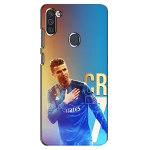 Чехол Криштиану Роналду для Samsung Galaxy M11 (AlphaPrint) (CR7 Real)