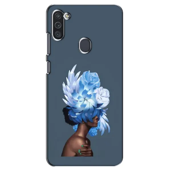 Чохол з принтом «Квіти на голові» для Samsung Galaxy M11