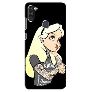 Чехол с печатью для Samsung Galaxy M11 - (Мода) (AlphaPrint) (Девочка в тату)