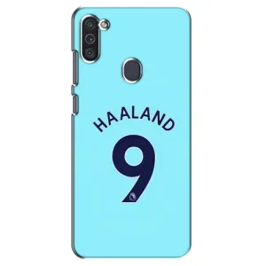 Чехлы с футболистом Ерлинг Холанд для Samsung Galaxy M11 (AlphaPrint) (Ерлинг Холанд 9)