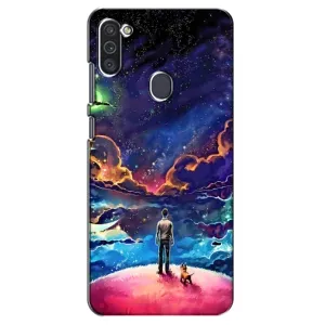 Космические Чехлы для Самсунг М11 (VPrint) (Галактический вид)