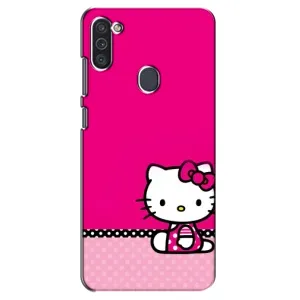 Чехол для Ребёнка на Самсунг М11 (VPrint) (Girl KITTY)