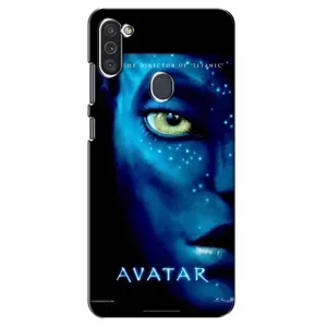 Чехлы с фильма АВАТАР для Samsung Galaxy M11 (AlphaPrint) (глаз Аватара)
