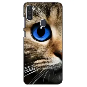 Чехлы с Котиками для Samsung Galaxy M11 (VPrint) (Глаз кота)
