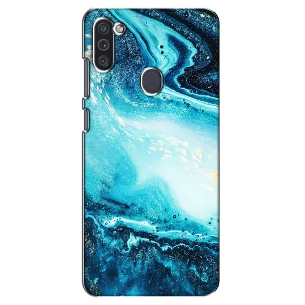 Чехол с принтом «Голубой мрамор» для Samsung Galaxy M11