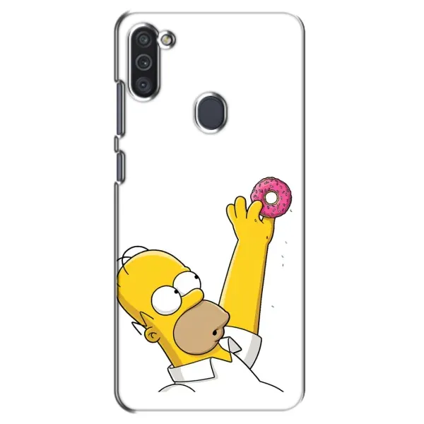 Чехол с принтом «Гомер с пончиком» для Samsung Galaxy M11