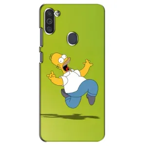 Чехол с Симпсонами для Samsung Galaxy M11 (VPrint) (Гомер Симпсон)