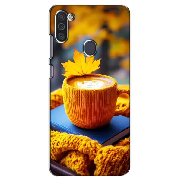 Чехол с принтом «Кофе на желтом пледе» для Samsung Galaxy M11