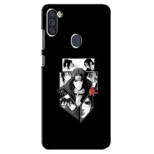 Чехлы на тему: Итачи Учиха для Samsung Galaxy M11 (AlphaPrint) (коллаж Итачи)