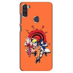 Naruto Anime Чехлы для Самсунг М11 (AlphaPrint) (команда Наруто)