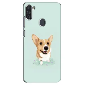 Чехлы с собаками для Samsung Galaxy M11 (VPrint) (Корги)