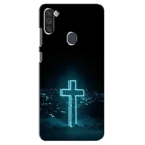 Чехол для Samsung Galaxy M11 (AlphaPrint) - (Христианские)