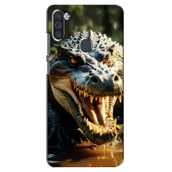 Чохол з принтом «Небезпечний крокодил» для Samsung Galaxy M11 Чохол з принтом «Небезпечний крокодил» для Samsung Galaxy M11