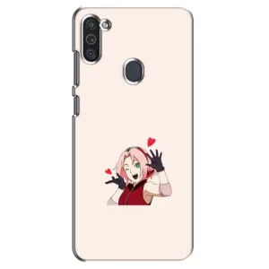 Чехлы Персонажи Аниме Наруто для Samsung Galaxy M11 (AlphaPrint) (Лайк Сакура)