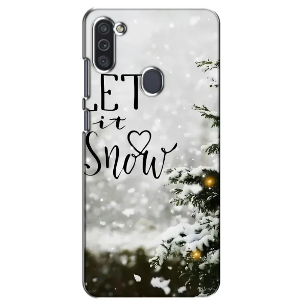 Чехол с принтом «Let it snow» для Samsung Galaxy M11 Чехол с принтом «Let it snow» для Samsung Galaxy M11