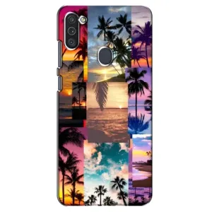 Силиконовый чехол с КАРТИНКАМИ лето для Samsung Galaxy M11 (AlphaPrint) (Летний отпуск)