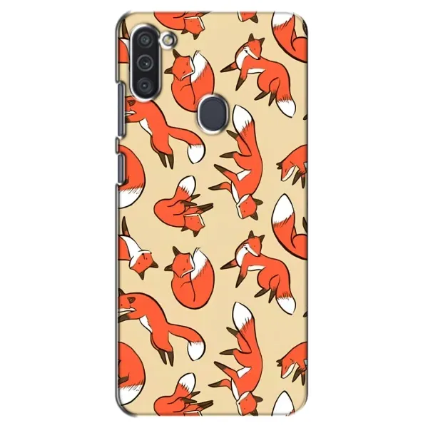 Чехол с принтом «Лисички» для Samsung Galaxy M11