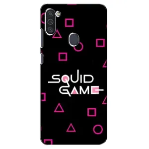 Чехол Гра в кальмара для Samsung Galaxy M11 (Паттерн Игра кальмара)