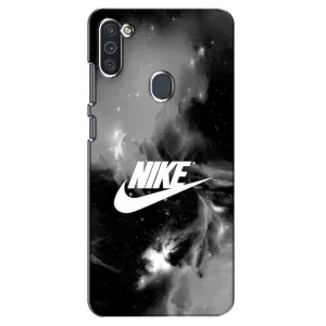 Чехол для Samsung Galaxy M11 - с принтом Найк (AlphaPrint) (Лого Найк)