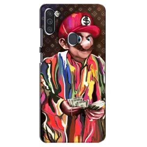 Брендновые Чехлы для Samsung Galaxy M11 - (PREMIUMPrint) (Mario LV)