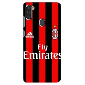 Чехлы для Samsung Galaxy M11 (VPrint) - Футбольные клубы (Milan)