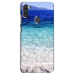 Силиконовый чехол с КАРТИНКАМИ лето для Samsung Galaxy M11 (AlphaPrint) (Море)