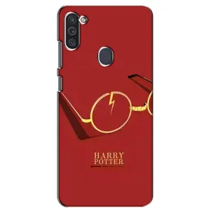 Чехлы с Гарри Поттером для Samsung Galaxy M11 (AlphaPrint) (очки Гарри)