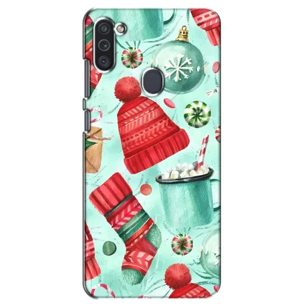 Чехол с принтом «Одежда НГ» для Samsung Galaxy M11