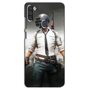 Чехол PUBG для Самсунг М11 (AlphaPrint) (Пабг мен)