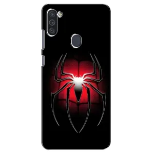 Чехол с человеком пауком для Samsung Galaxy M11 - (AlphaPrint) (Паук марвел)