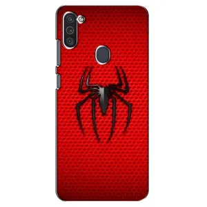 Чехол с человеком пауком для Samsung Galaxy M11 - (AlphaPrint) (Паук Марвел)