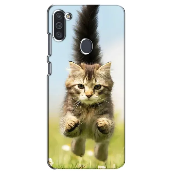 Чохол з принтом «Прижок кота» для Samsung Galaxy M11