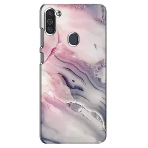 Мраморный чехол на Samsung Galaxy M11 (VPrint) (Пурпурный Мрамор)