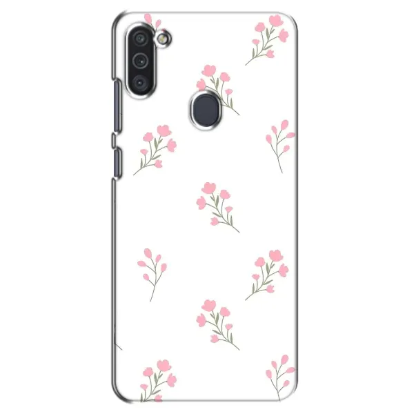 Чохол з принтом «Рожеві квіти» для Samsung Galaxy M11
