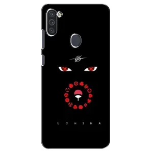 Чехлы на тему: Итачи Учиха для Samsung Galaxy M11 (AlphaPrint) (глаза Итачи)