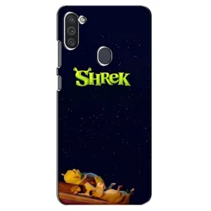 Чохол з мультфільмом Шрек на Samsung Galaxy M11 (Відпочиваючий Шрек)