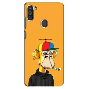 Чехлы с Обезьянами NFT для Samsung Galaxy M11 (AlphaPrint) (Скучающая Обезьяна NFT)