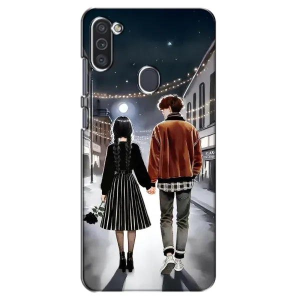 Чехол с принтом «Уэнздей и Тайлер» для Samsung Galaxy M11