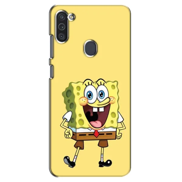 Чохол з принтом «Веселий Спанч Боб» для Samsung Galaxy M11