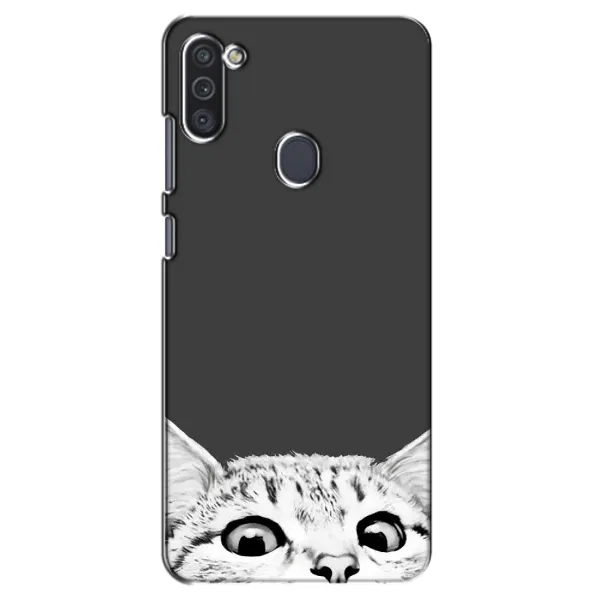 Чохол з принтом «Виглядає котик» для Samsung Galaxy M11