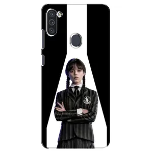 Чехлы Венсдей на Samsung Galaxy M11 Уэнсдей (AlphaPrint) (W-Wednesday)