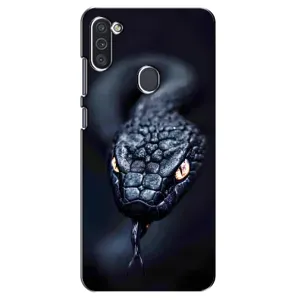 Чохол з картинкою 'Хижаки' для Samsung Galaxy M11 (Чорна змія)