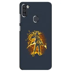 Naruto Anime Чехлы для Самсунг М11 (AlphaPrint) (золотой Наруто)