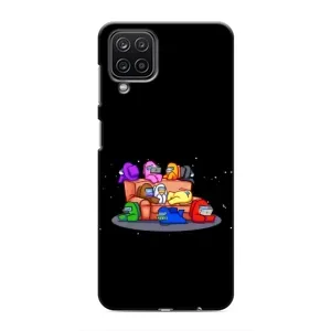 Чехол с принтом «Амонг-ас» для Samsung Galaxy M12