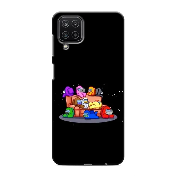 Чехол с принтом «Амонг-ас» для Samsung Galaxy M12