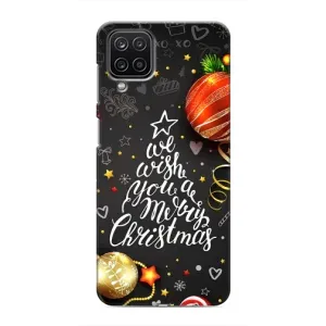 Рождественские Чехлы для Samsung Galaxy M12 (VPrint) (Елочка)